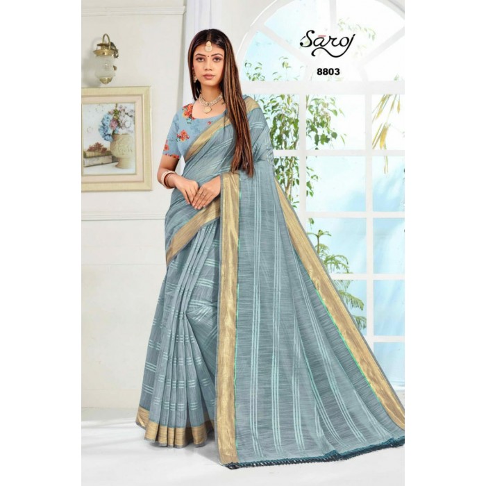 Saroj Royal Vol 1 Soft Cotton Line Sarees 
